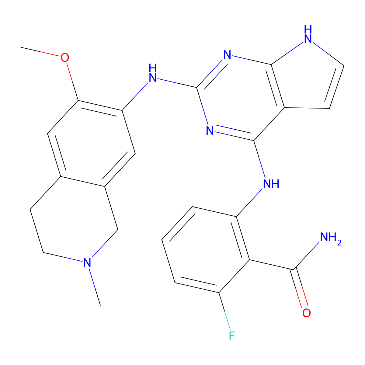 IGF-1R inhibitor-2 molecular structure, CAS 1116236-15-7