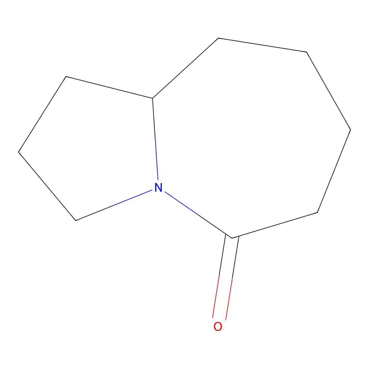 Hexahydro-1H-pyrrolo[1,2-a]azepin-5(6H)-one molecular structure, CAS 111633-56-8