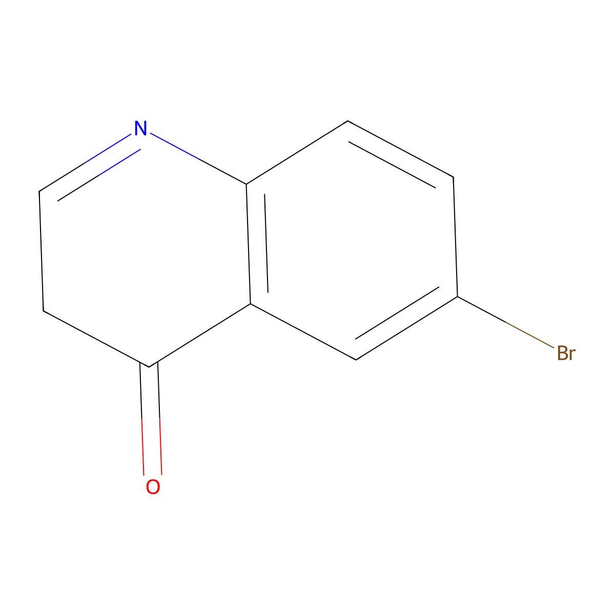 6-Bromoquinolin-4(3H)-one molecular structure, CAS 1116339-53-7
