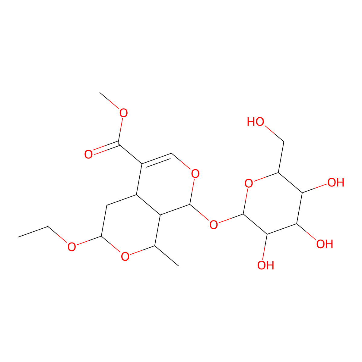 7alpha-O-Ethylmorroniside molecular structure, CAS 1116650-29-3