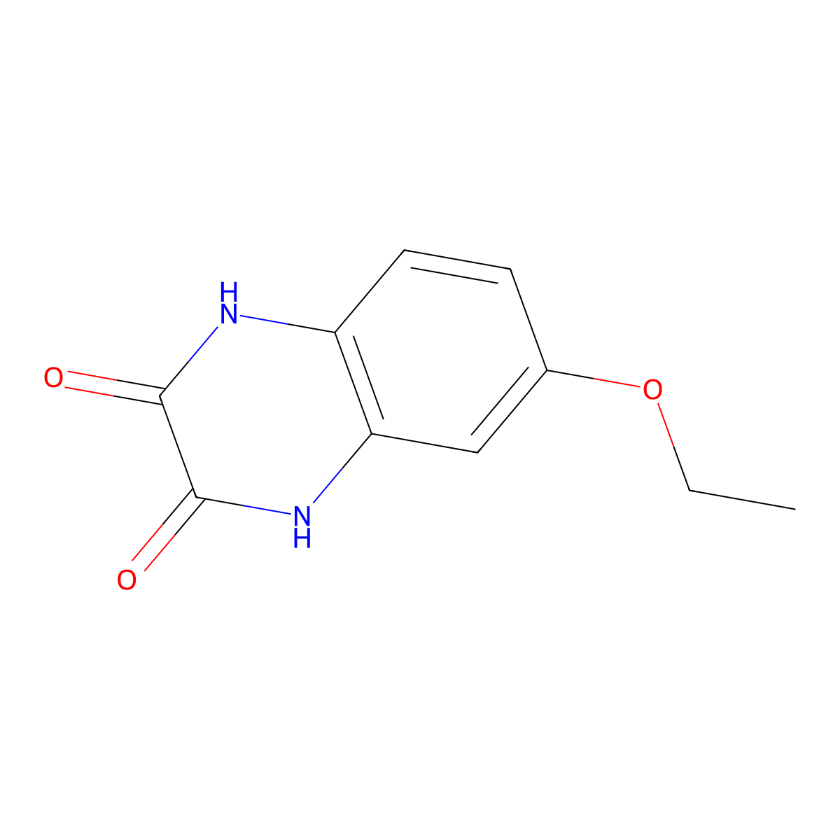 6-Ethoxy-2,3-quinoxalinediol molecular structure, CAS 111697-45-1
