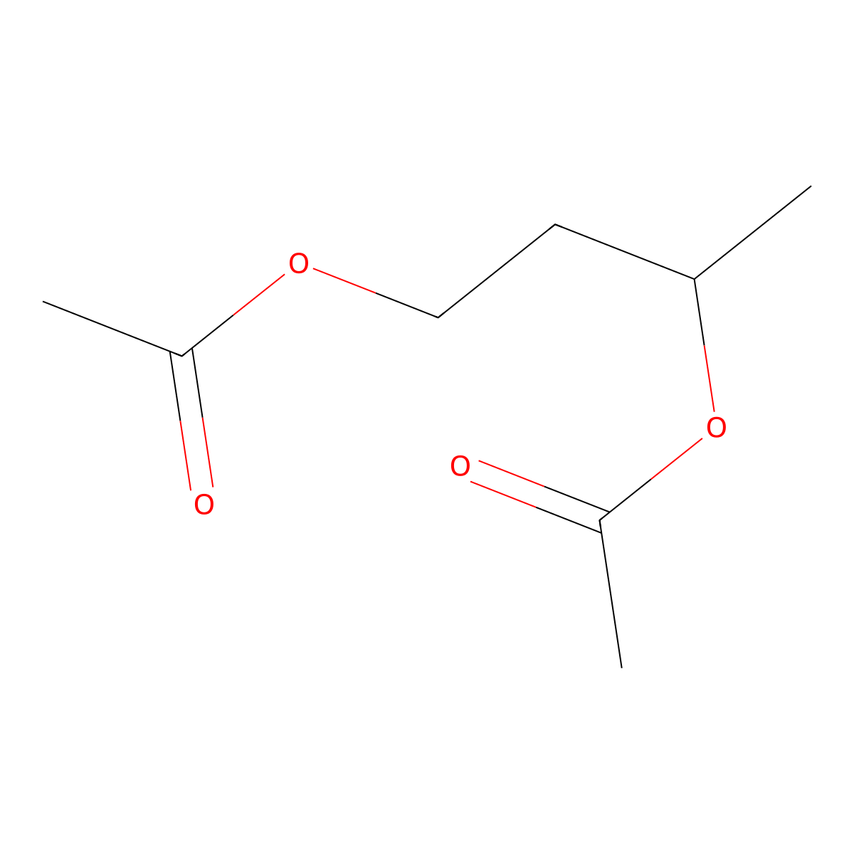 1,3-Butanediol diacetate molecular structure, CAS 1117-31-3