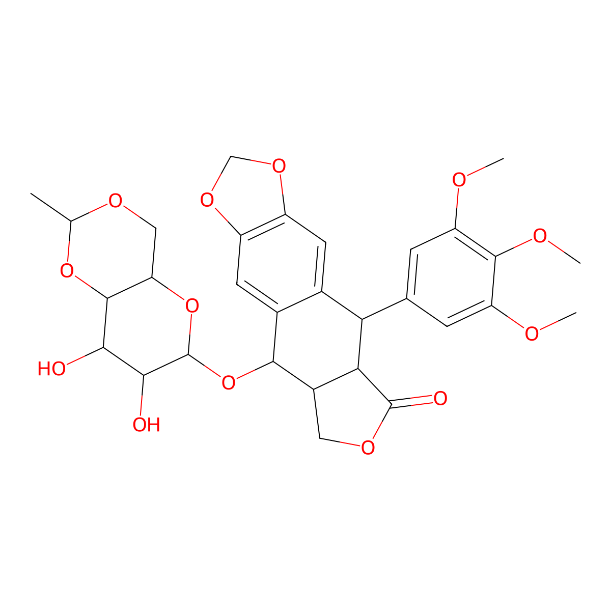 Etoposide EP Impurity I molecular structure, CAS 111712-42-6