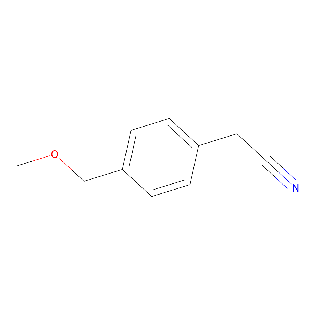 [4-(Methoxymethyl)phenyl]acetonitrile molecular structure, CAS 111735-59-2