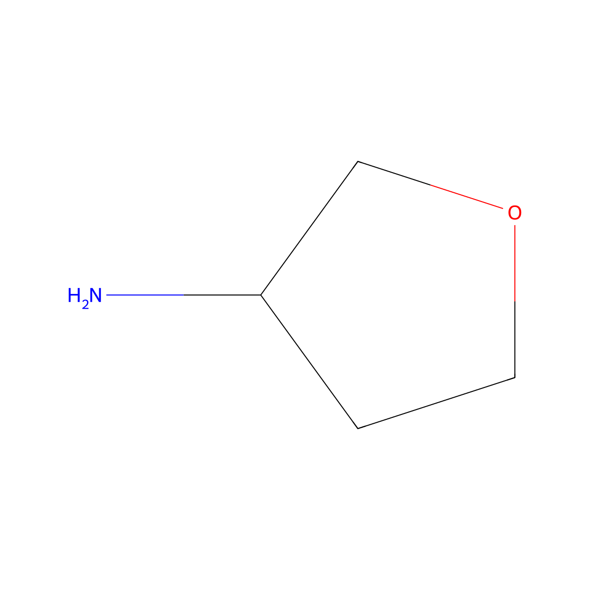 (R)-3-Aminotetrahydrofuran molecular structure, CAS 111769-26-7