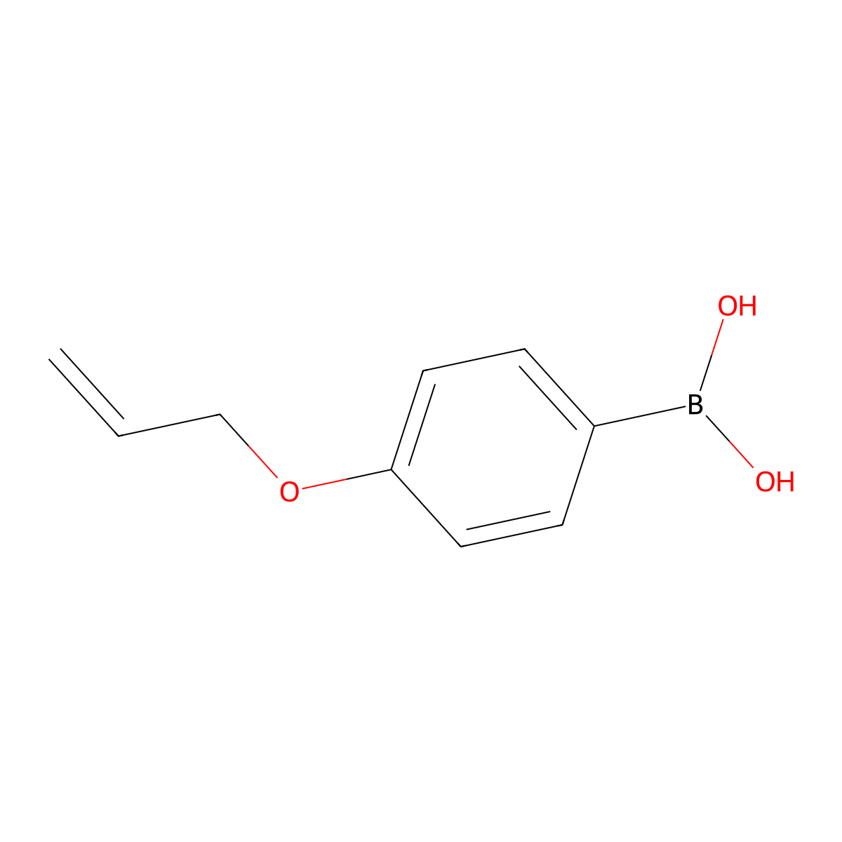[4-(Allyloxy)phenyl]boronic acid molecular structure, CAS 1117776-68-7