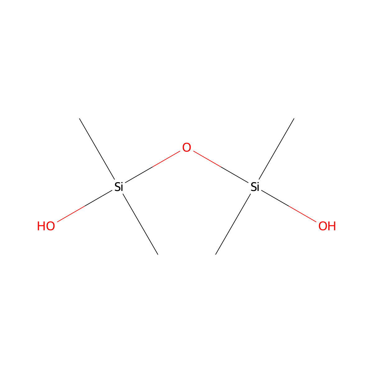 1,3-Disiloxanediol, 1,1,3,3-tetramethyl- molecular structure, CAS 1118-15-6