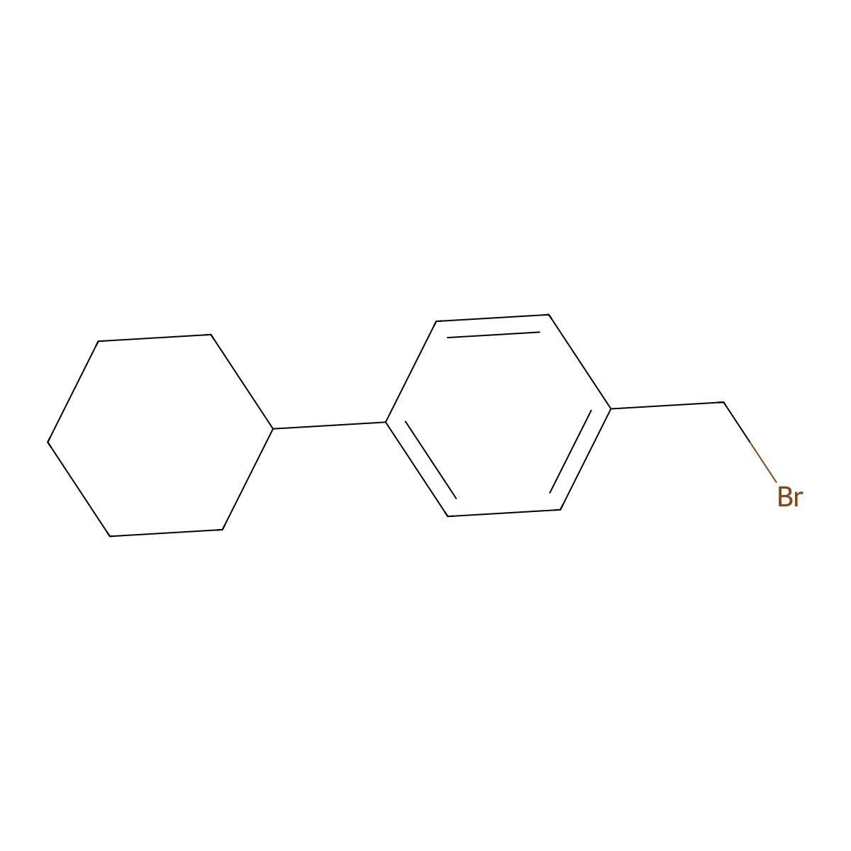 1-(Bromomethyl)-4-cyclohexylbenzene molecular structure, CAS 111818-33-8