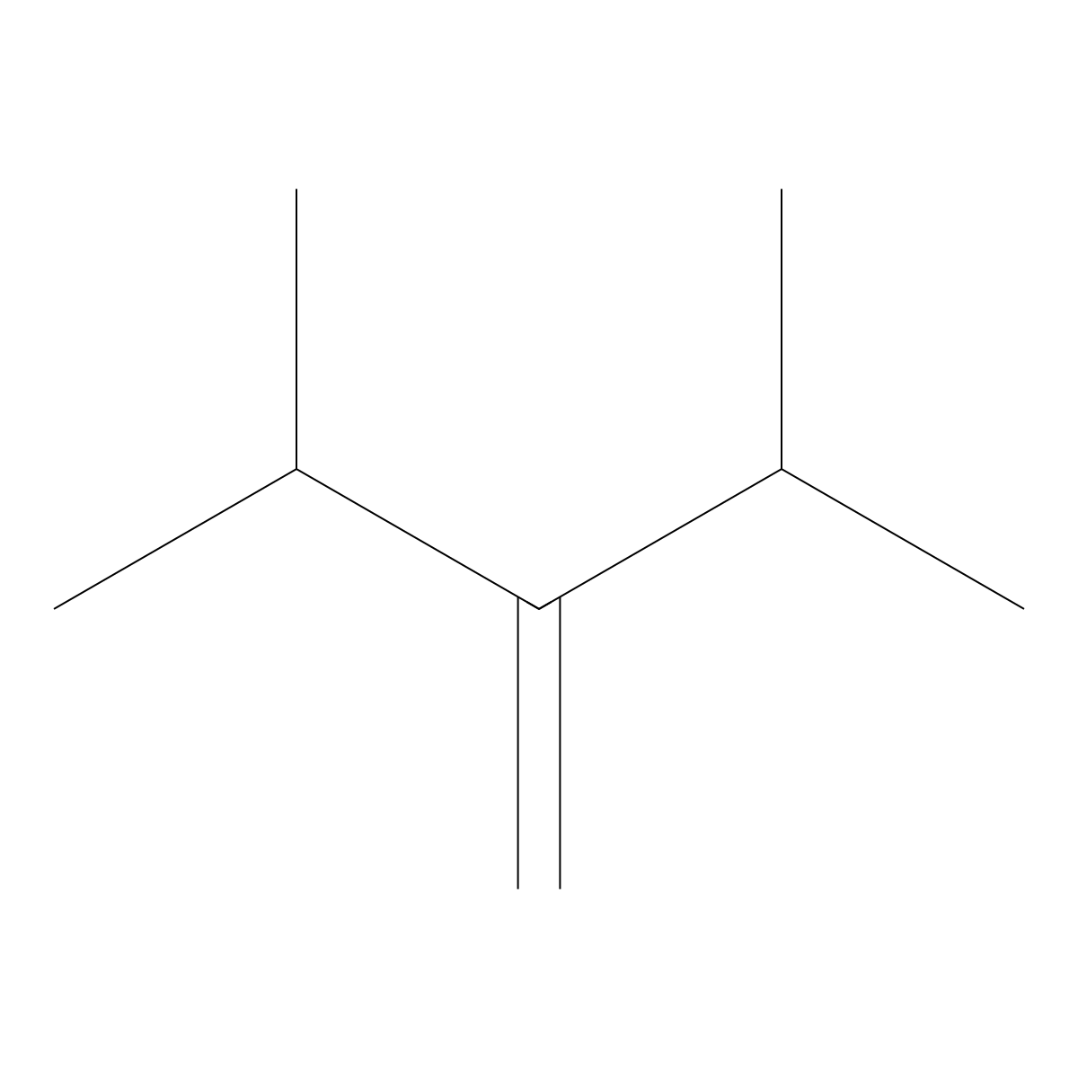 Pentane, 2,4-dimethyl-3-methylene- molecular structure, CAS 111823-35-9
