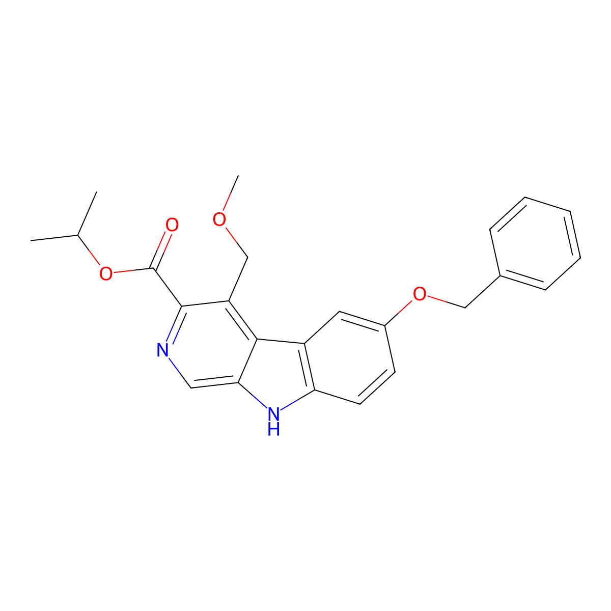 Abecarnil molecular structure, CAS 111841-85-1