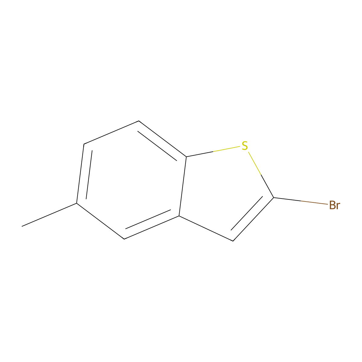 2-Bromo-5-methyl-1-benzothiophene molecular structure, CAS 111860-00-5