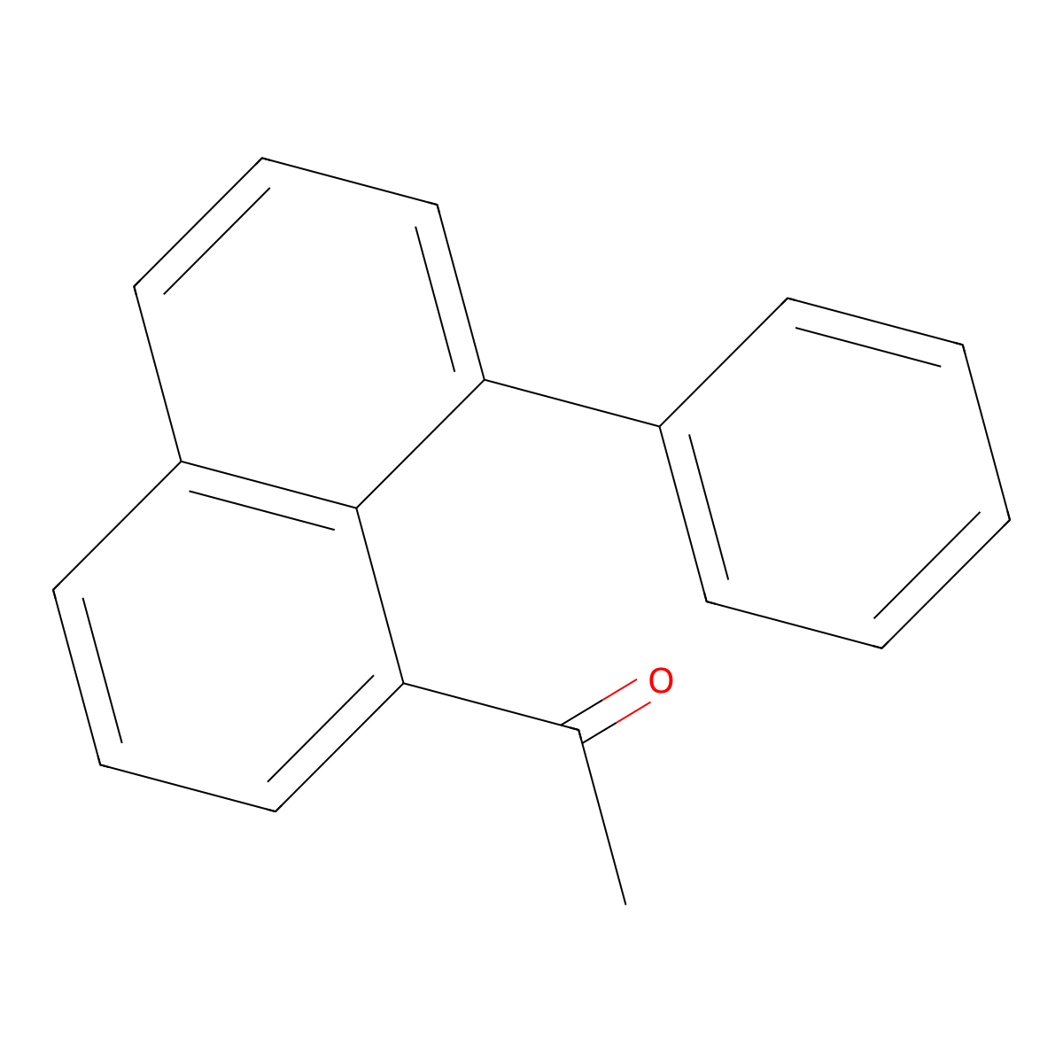 1-Acetyl-8-phenylnaphthalin molecular structure, CAS 111869-35-3