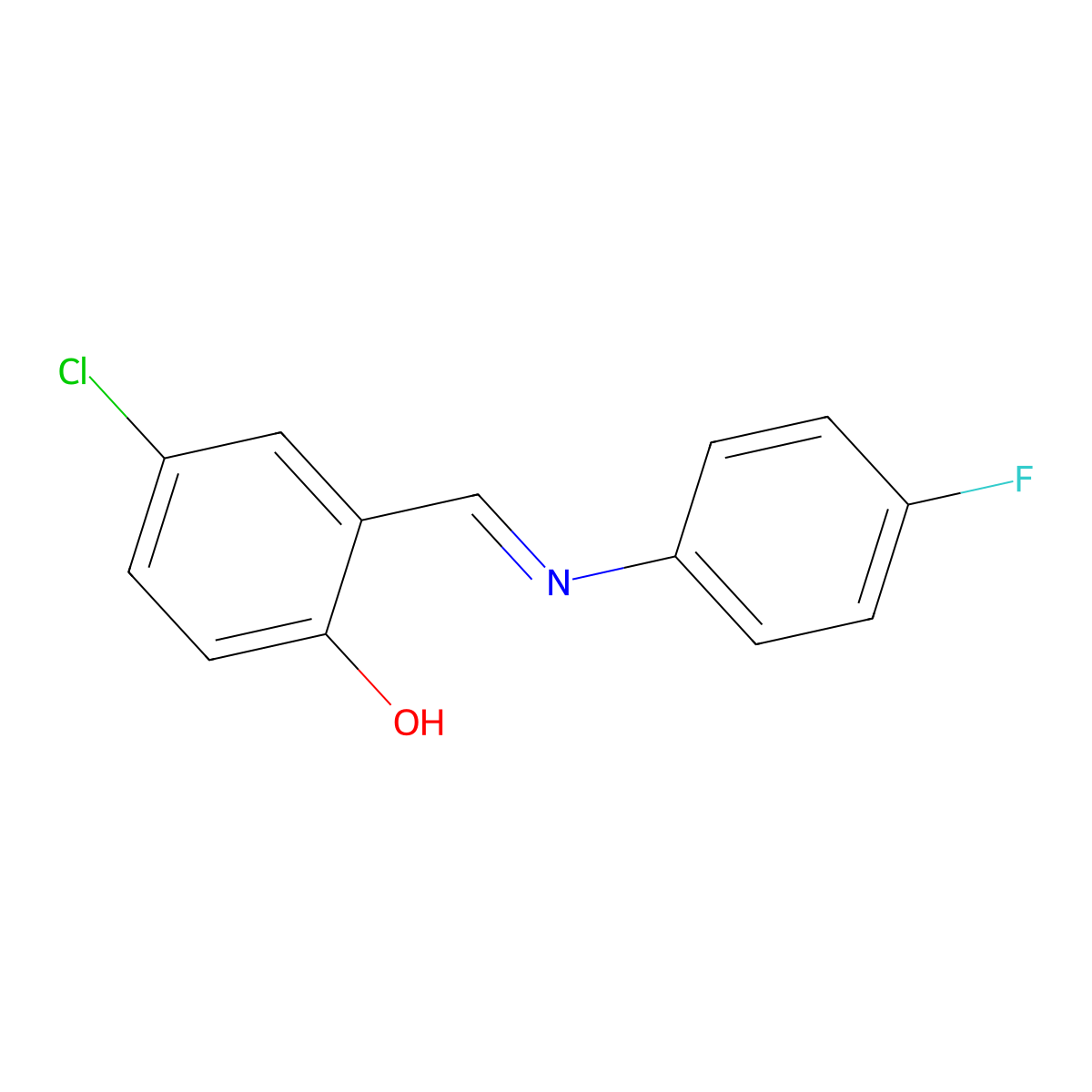 (6Z)-4-Chloro-6-((4-fluoroanilino)methylidene)cyclohexa-2,4-dien-1-one molecular structure, CAS 111870-35-0