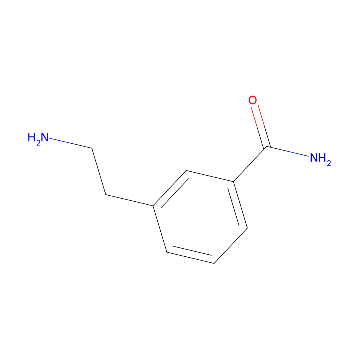 3-(2-Aminoethyl)benzamide molecular structure, CAS 1118786-88-1