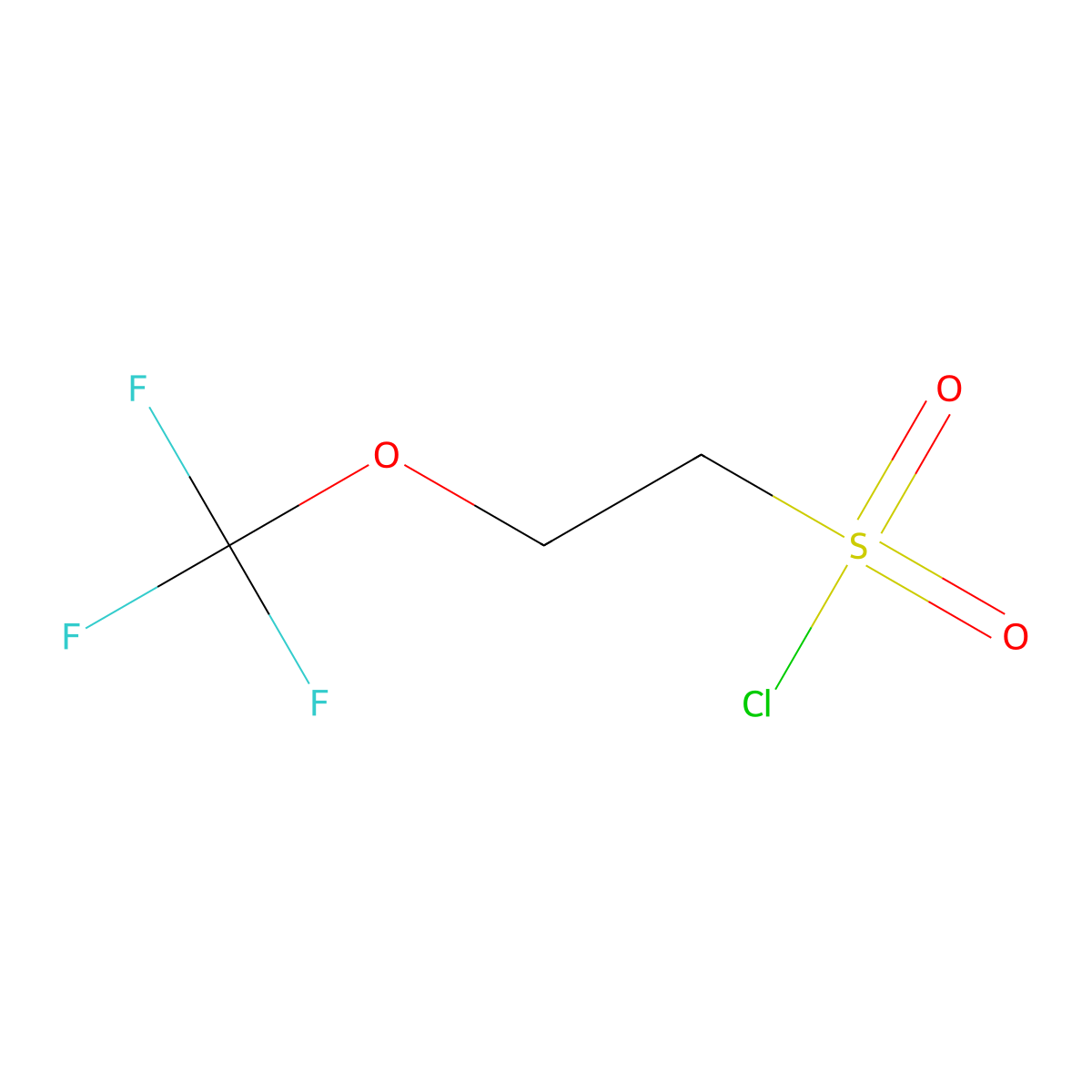 2-(Trifluoromethoxy)ethane-1-sulfonyl chloride molecular structure, CAS 1118786-91-6