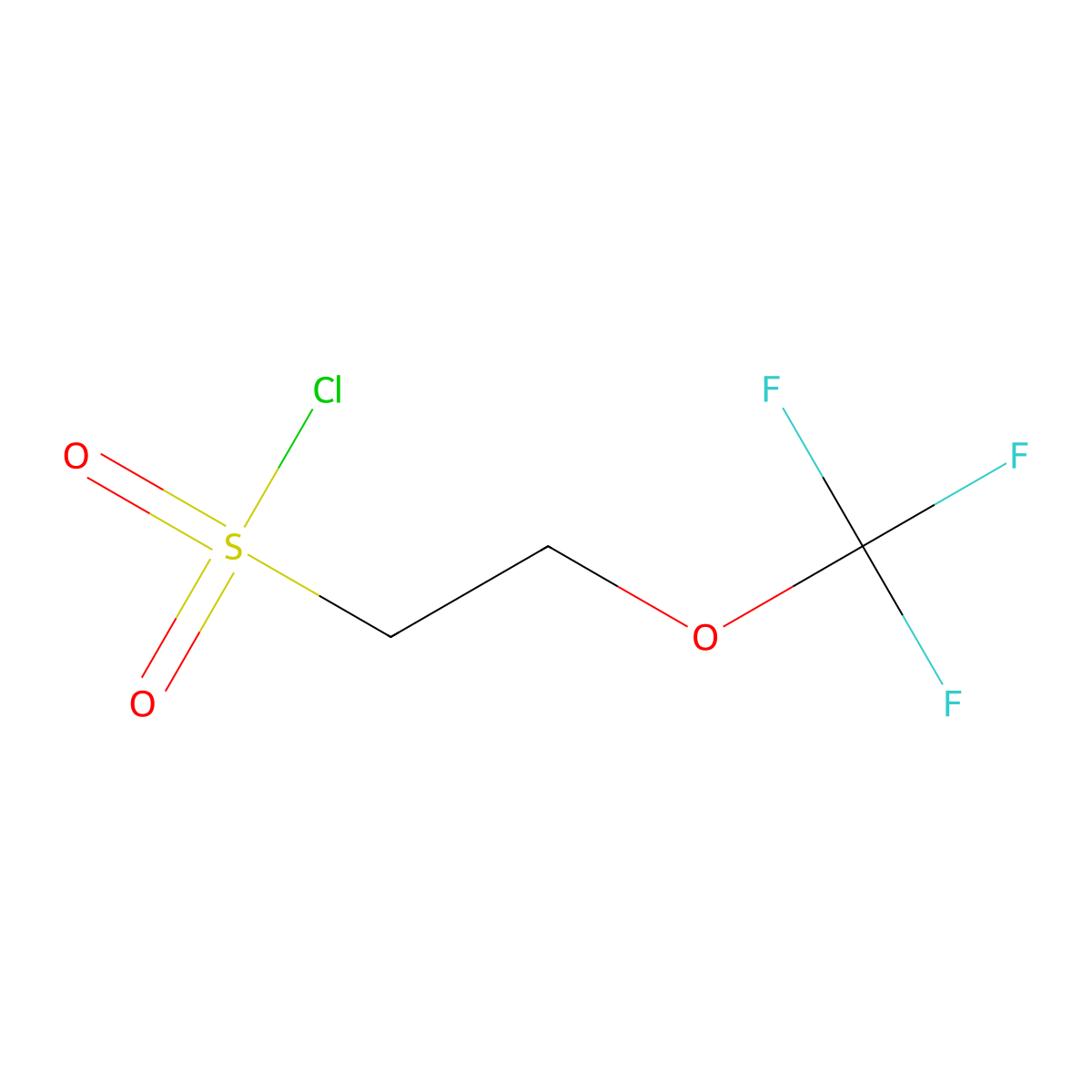 2-(Trifluoromethoxy)ethane-1-sulfonyl chloride molecular structure, CAS 1118786-91-6