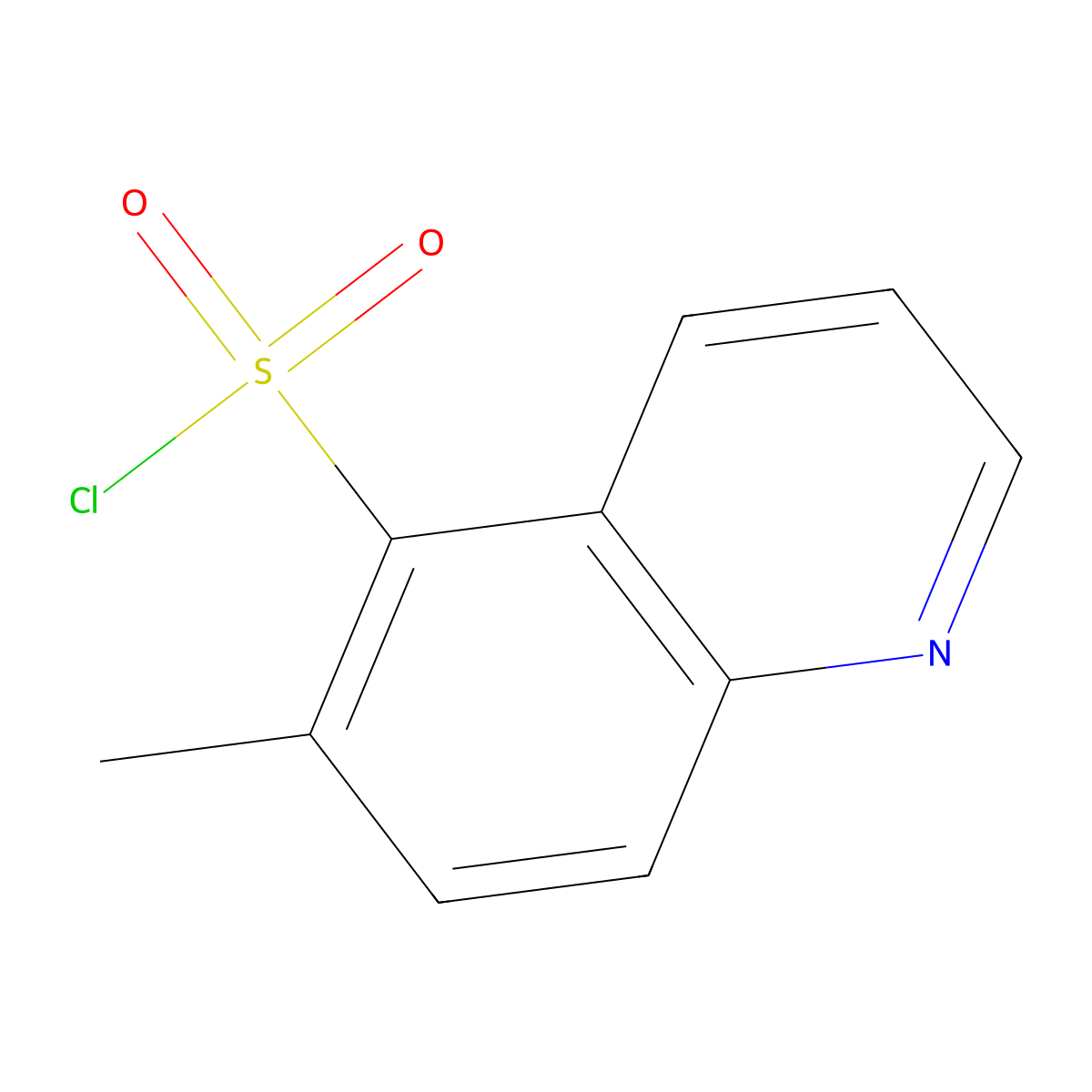 6-Methylquinoline-5-sulfonyl chloride molecular structure, CAS 1118787-72-6