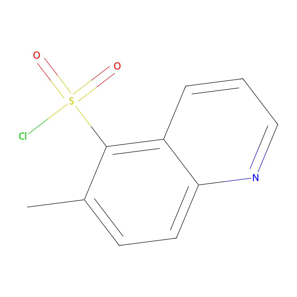 6-Methylquinoline-5-sulfonyl chloride molecular structure, CAS 1118787-72-6