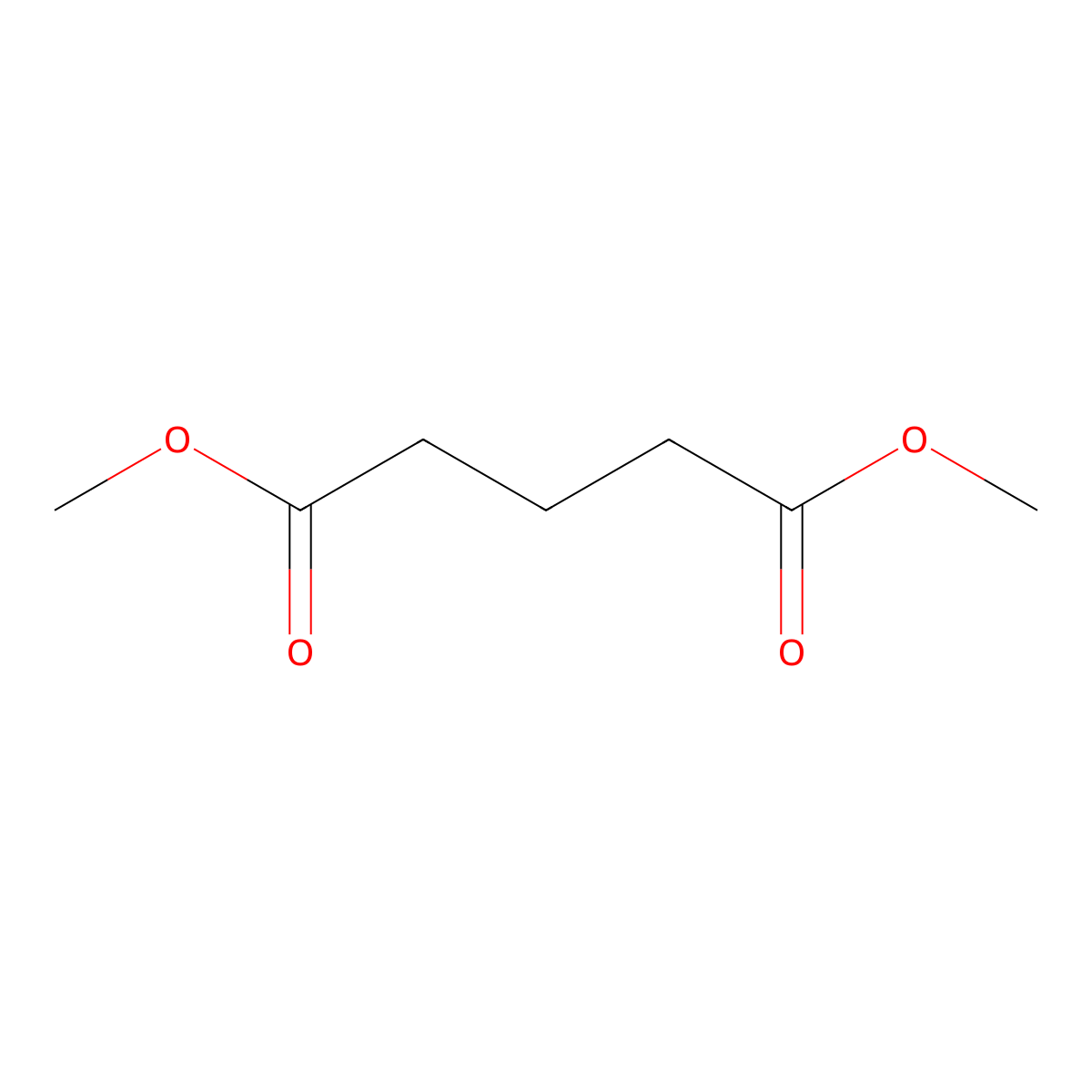 Dimethyl Glutarate molecular structure, CAS 1119-40-0