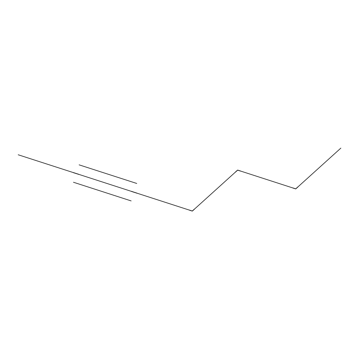 Hept-2-yne molecular structure, CAS 1119-65-9