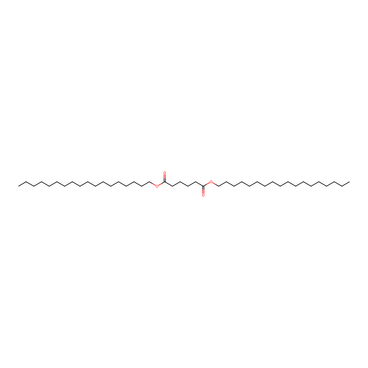 Dioctadecyl adipate molecular structure, CAS 1119-74-0