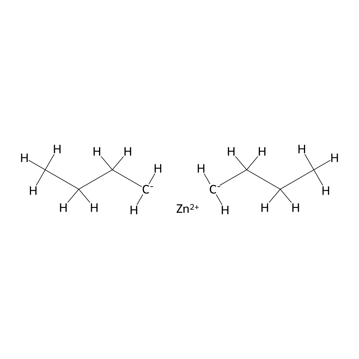 Zinc, dibutyl- molecular structure, CAS 1119-90-0