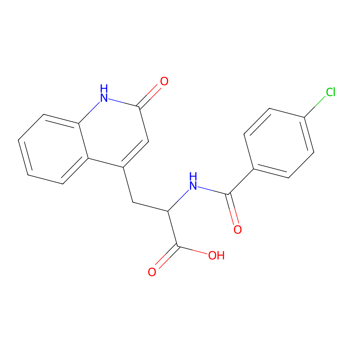 Rebamipide, (S)- molecular structure, CAS 111911-88-7