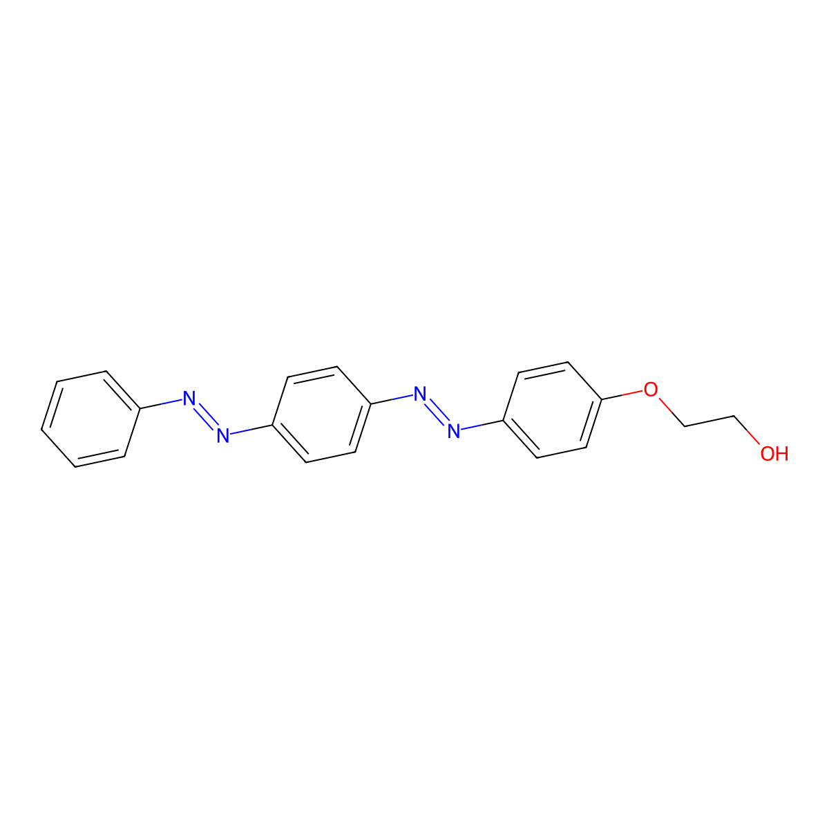 Ethanol, 2-[4-[[4-(phenylazo)phenyl]azo]phenoxy]-, (E,E)-(9CI) molecular structure, CAS 111916-14-4