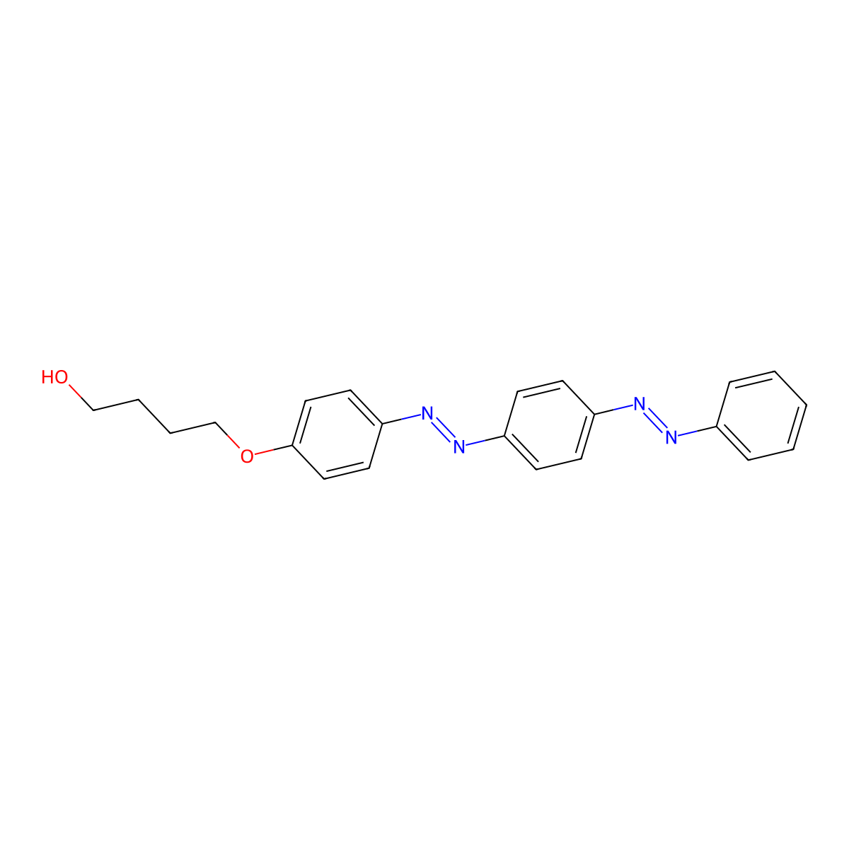 1-Butanol, 4-[4-[(1E)-[4-[(1E)-phenylazo]phenyl]azo]phenoxy]-(9CI) molecular structure, CAS 111916-15-5
