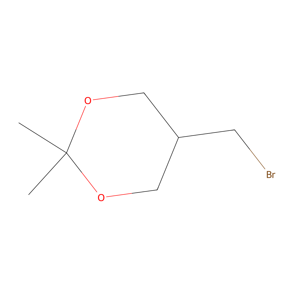 5-(Bromomethyl)-2,2-dimethyl-1,3-dioxane molecular structure, CAS 111934-94-2