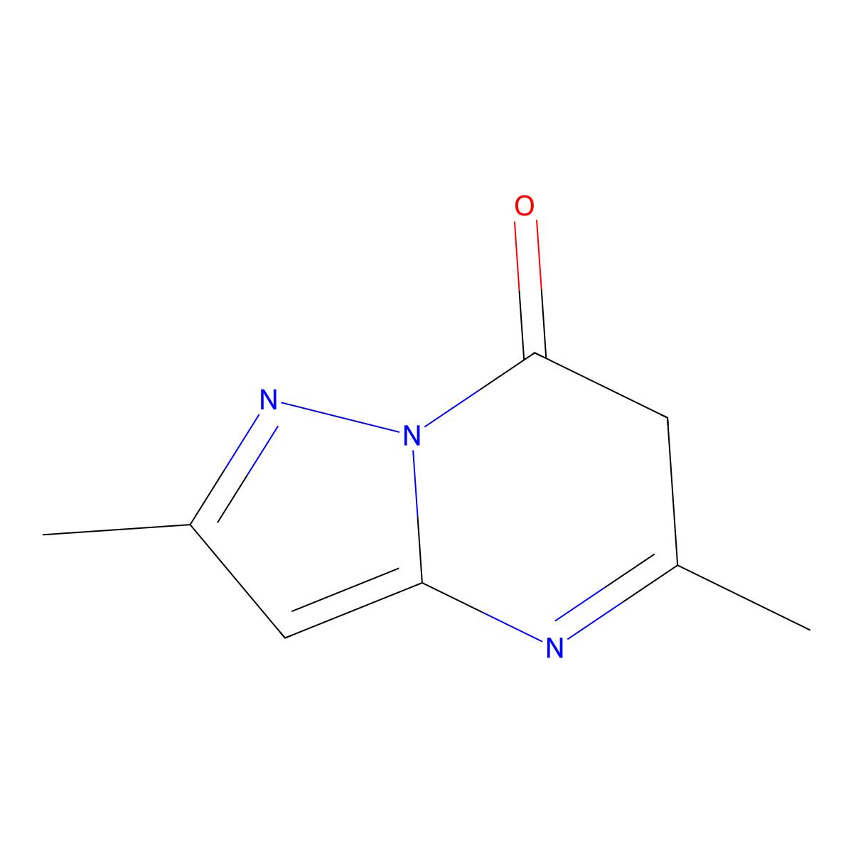 2,5-dimethyl-6H,7H-pyrazolo[1,5-a]pyrimidin-7-one molecular structure, CAS 1119448-98-4