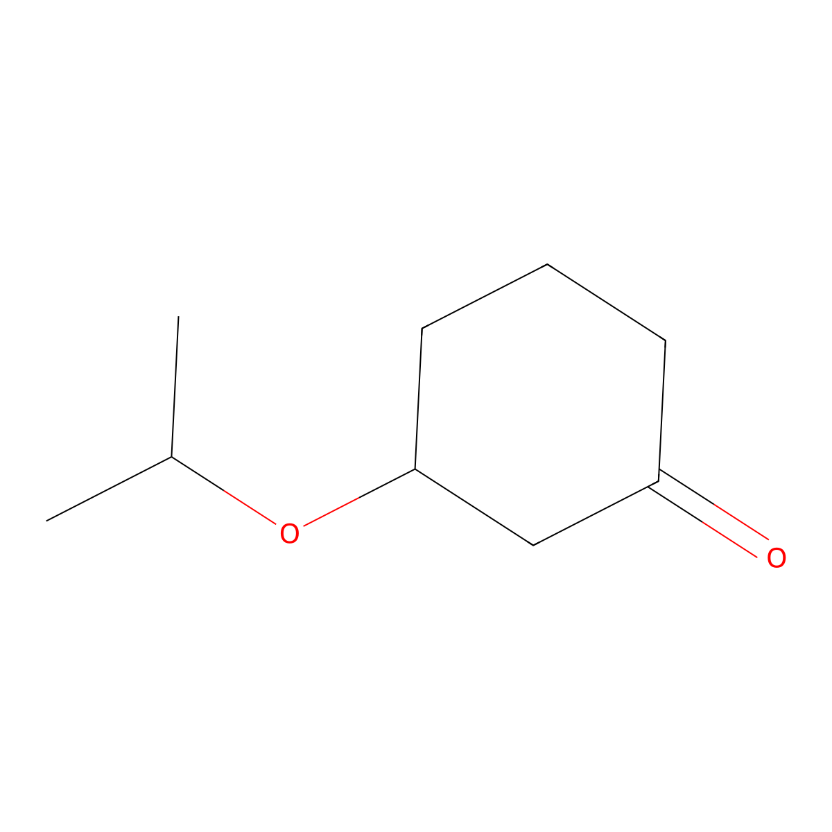 3-(1-Methylethoxy)cyclohexanone molecular structure, CAS 111945-89-2