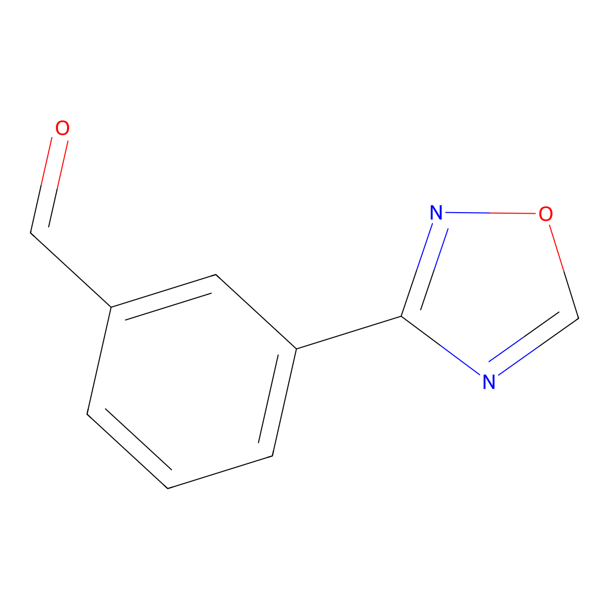3-(1,2,4-Oxadiazol-3-yl)benzaldehyde molecular structure, CAS 1119450-74-6