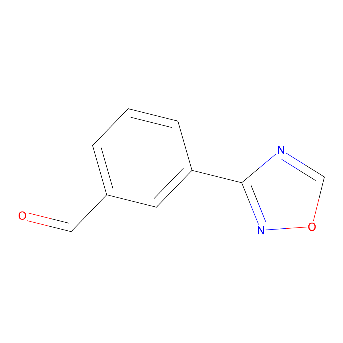 3-(1,2,4-Oxadiazol-3-yl)benzaldehyde molecular structure, CAS 1119450-74-6