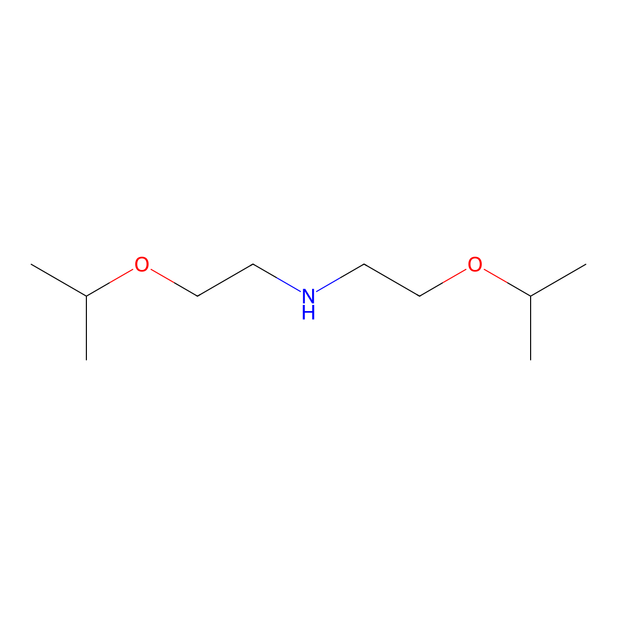 Bis(2-isopropoxyethyl)amine molecular structure, CAS 1119451-05-6