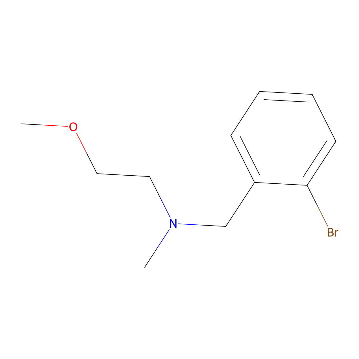 N-(2-bromobenzyl)-N-(2-methoxyethyl)-N-methylamine molecular structure, CAS 1119451-23-8