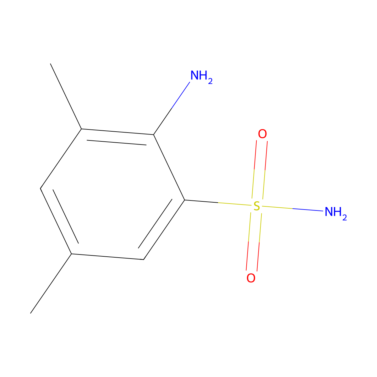 2-Amino-3,5-dimethylbenzenesulfonamide molecular structure, CAS 1119451-28-3