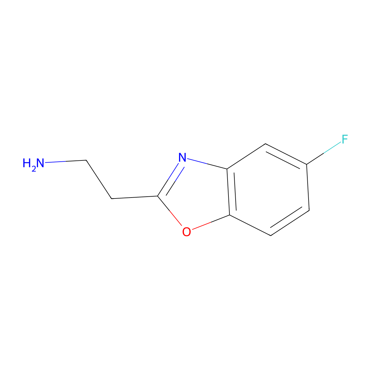2-(5-Fluorobenzo[d]oxazol-2-yl)ethanamine molecular structure, CAS 1119452-56-0