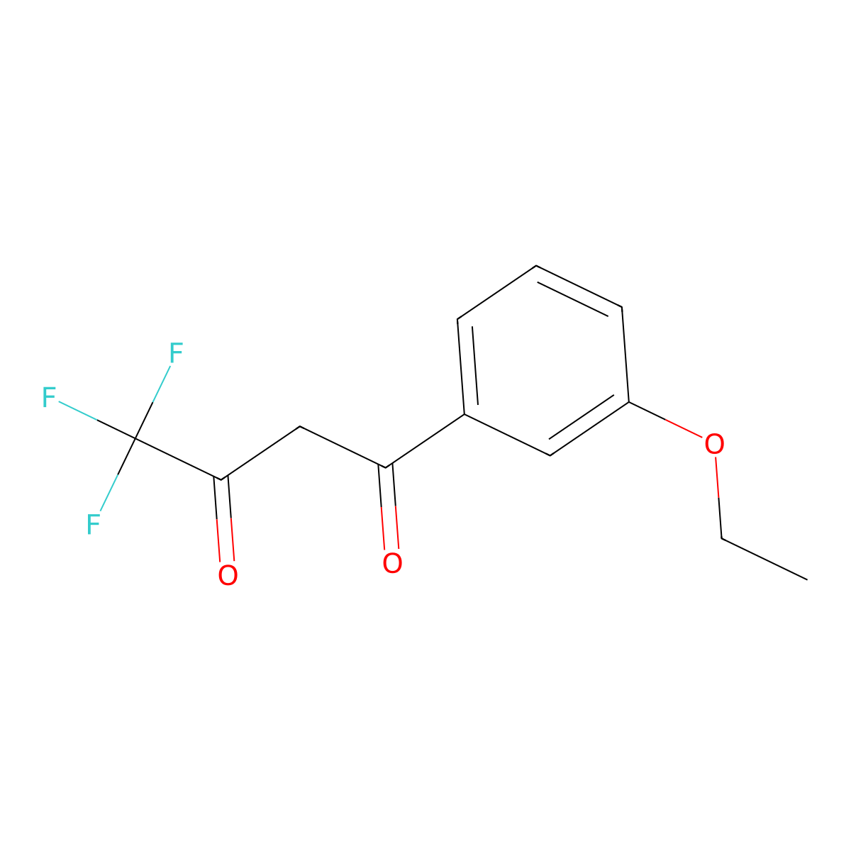 1-(3-Ethoxyphenyl)-4,4,4-trifluorobutane-1,3-dione molecular structure, CAS 1119452-86-6