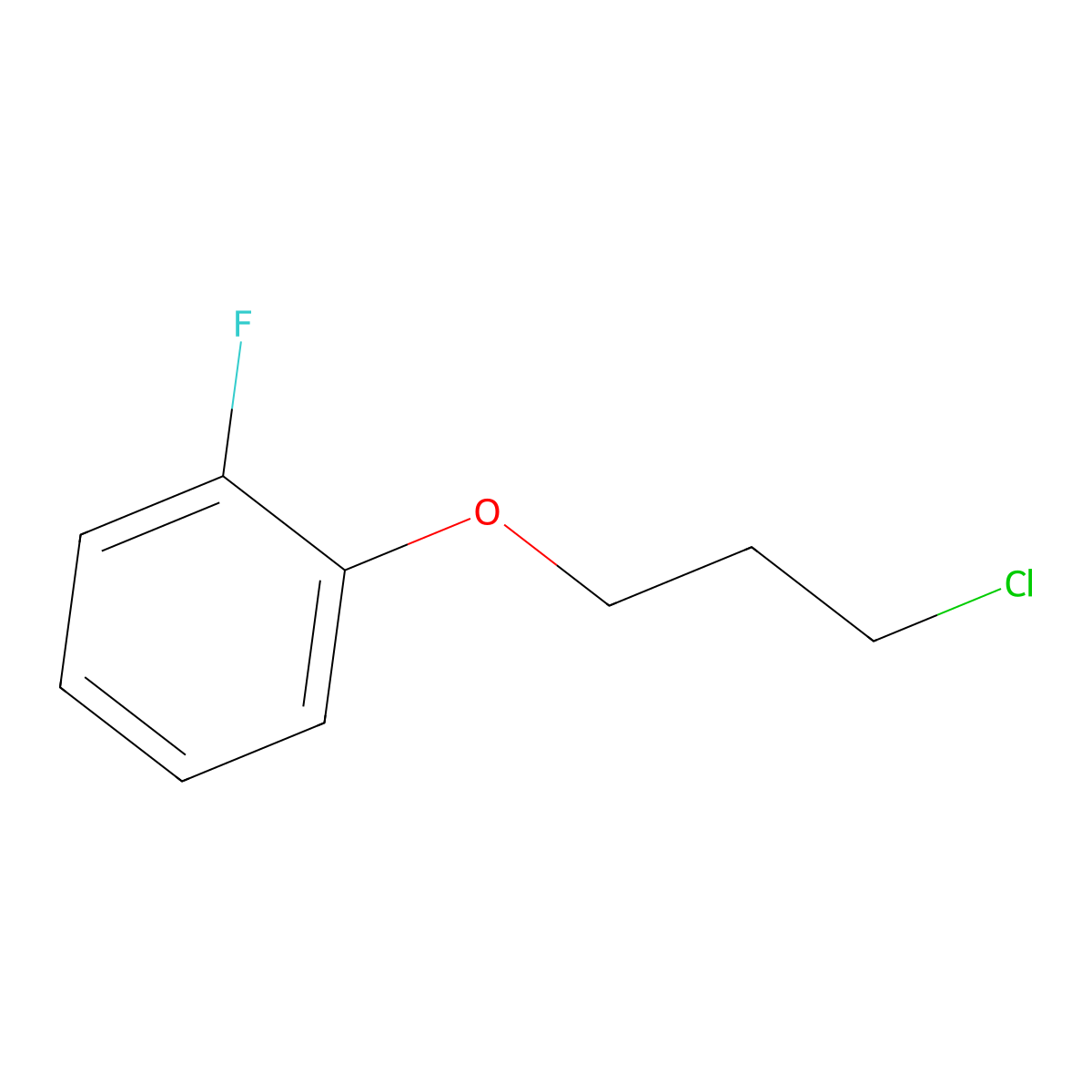 1-(3-Chloropropoxy)-2-fluorobenzene molecular structure, CAS 111952-54-6