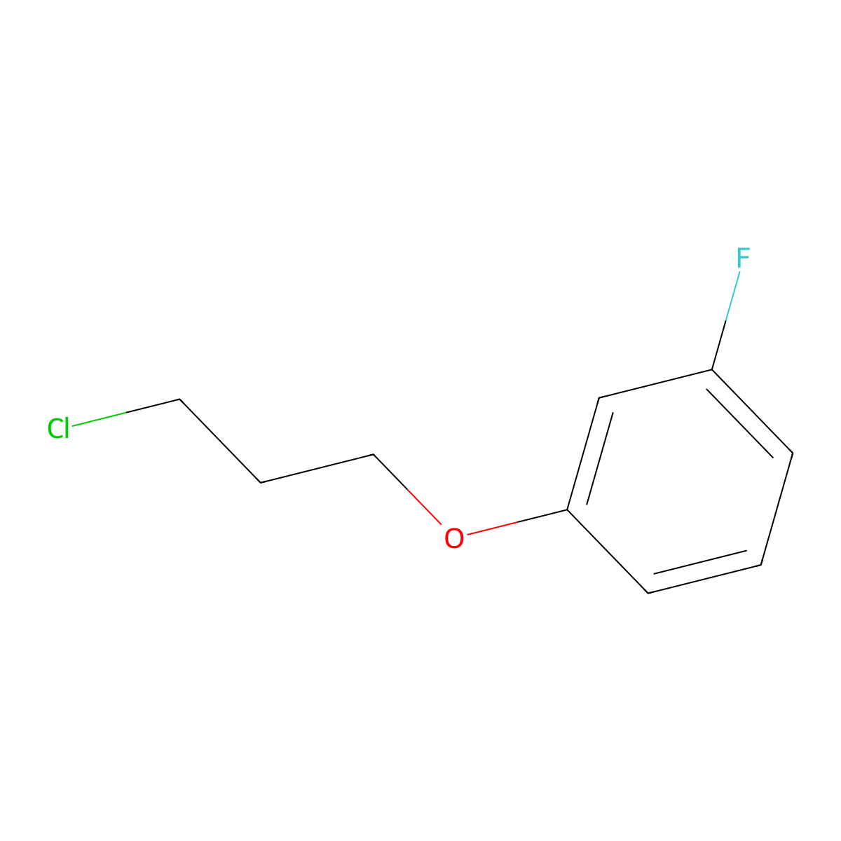 1-(3-Chloropropoxy)-3-fluorobenzene molecular structure, CAS 111952-55-7