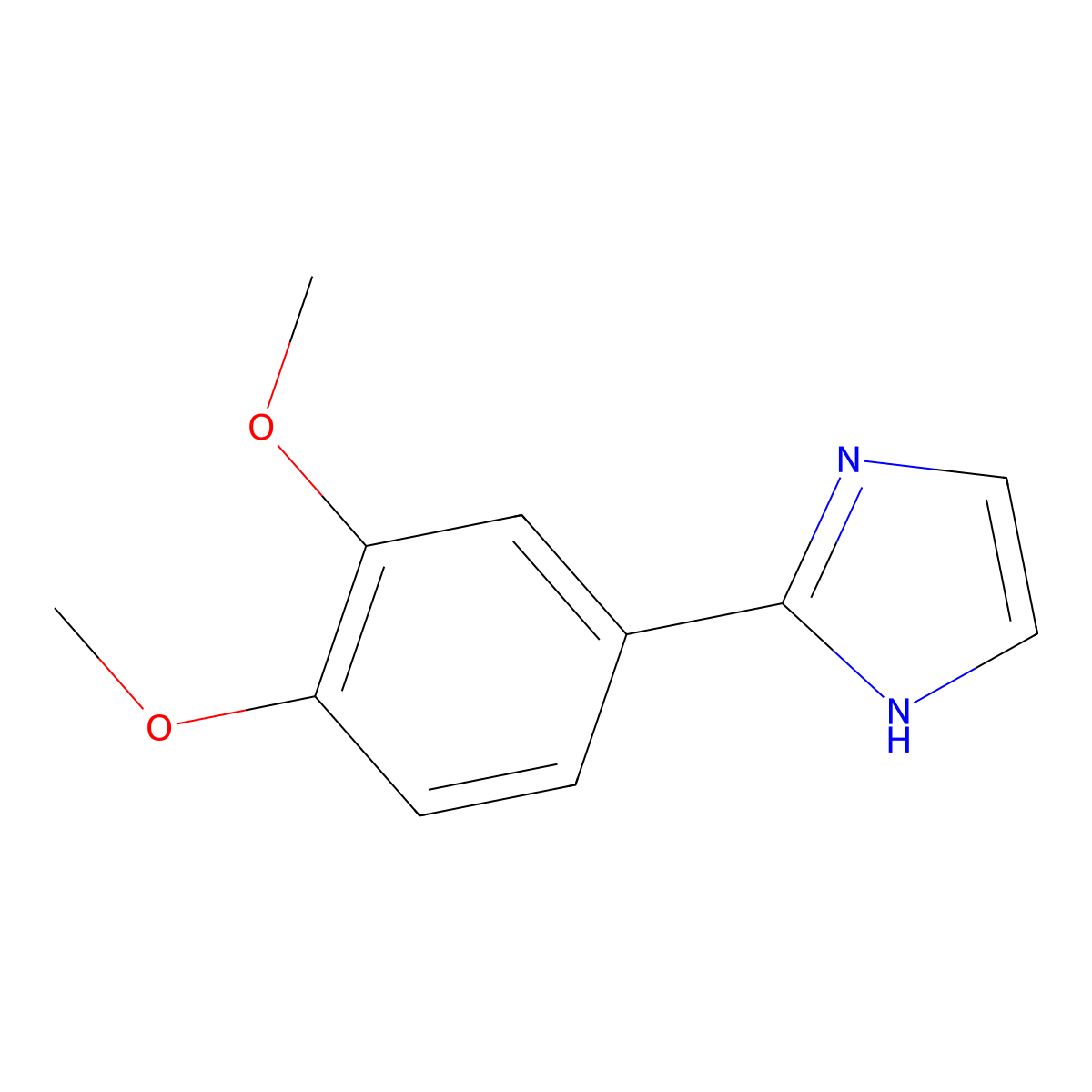 2-(3,4-Dimethoxyphenyl)imidazole molecular structure, CAS 1119531-20-2
