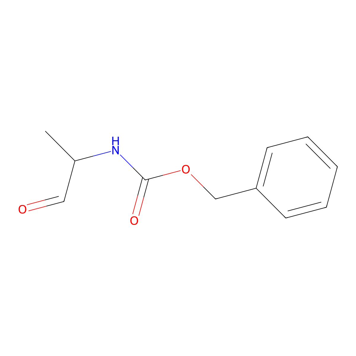 (S)-(1-Methyl-2-oxo-ethyl)-carbamic acid benzyl ester molecular structure, CAS 111955-03-4