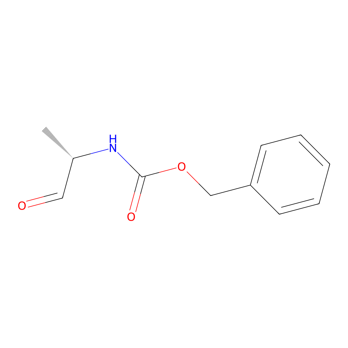 (S)-(1-Methyl-2-oxo-ethyl)-carbamic acid benzyl ester molecular structure, CAS 111955-03-4