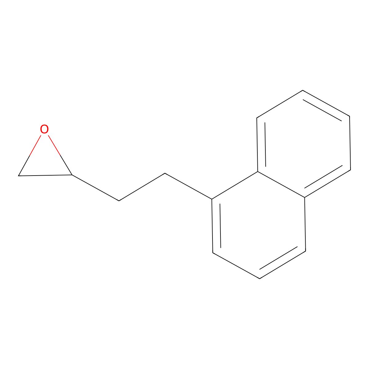 Oxirane, 2-(2-(1-naphthalenyl)ethyl)- molecular structure, CAS 111990-50-2