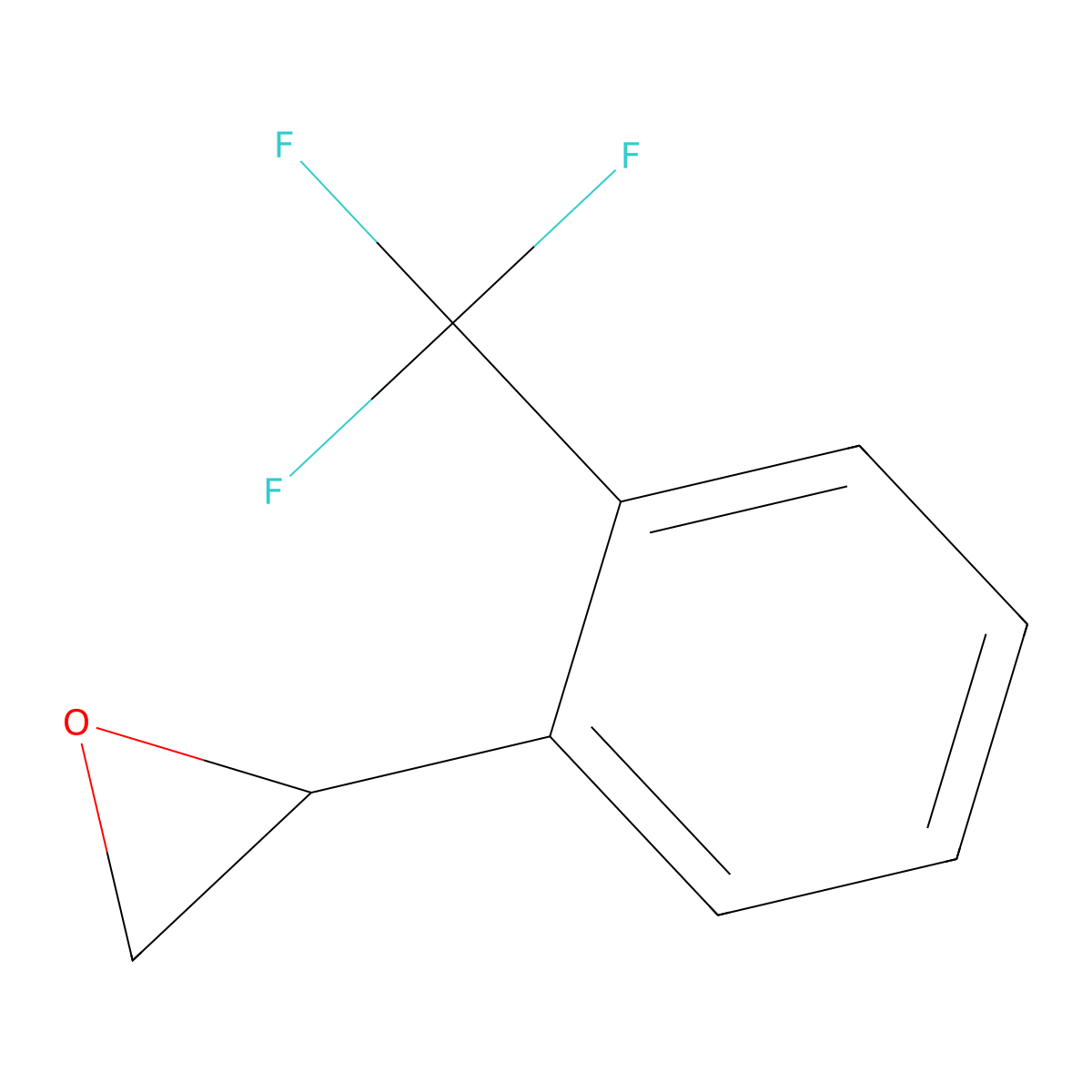 2-(2-(Trifluoromethyl)phenyl)oxirane molecular structure, CAS 111991-15-2
