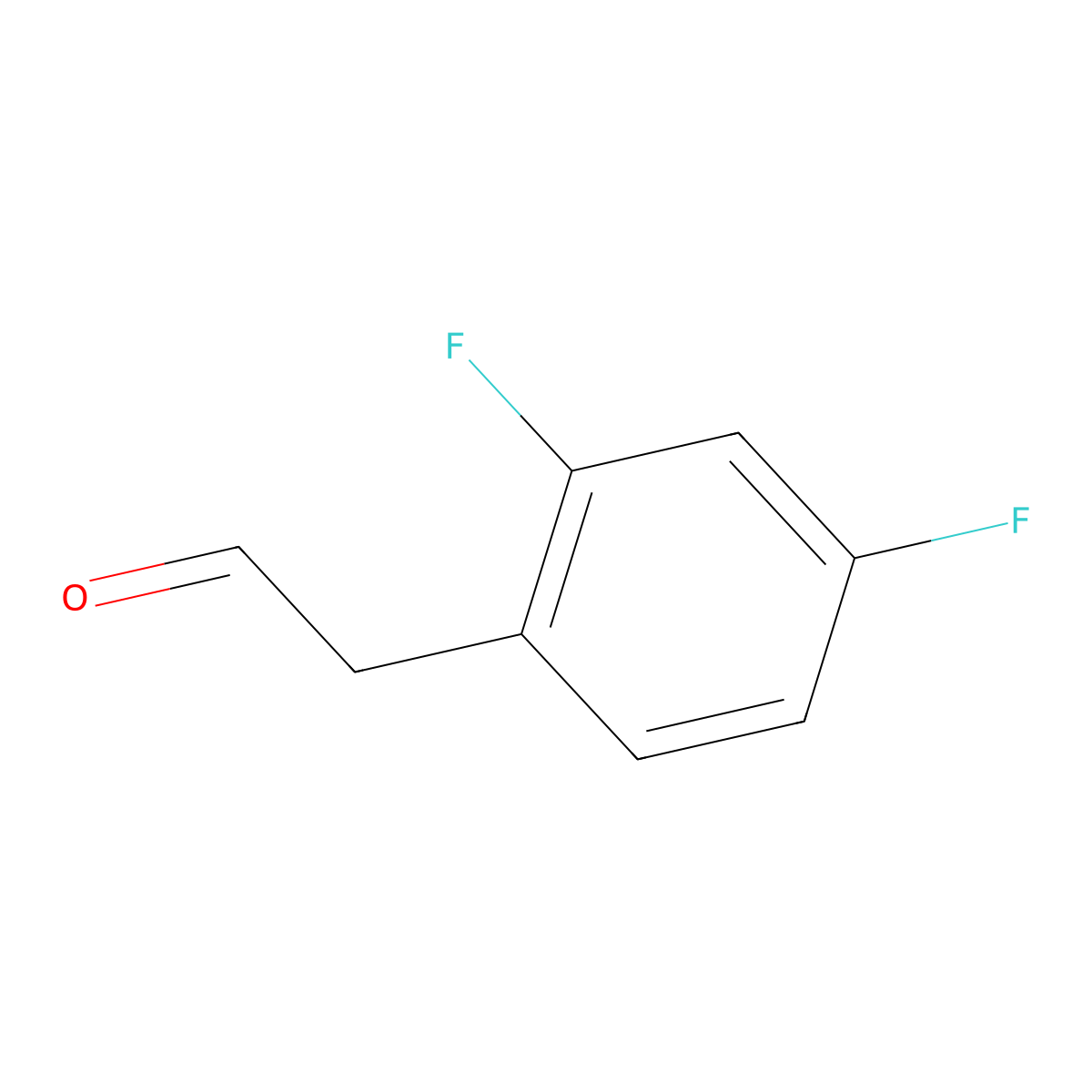 2-(2,4-Difluorophenyl)acetaldehyde molecular structure, CAS 111991-18-5