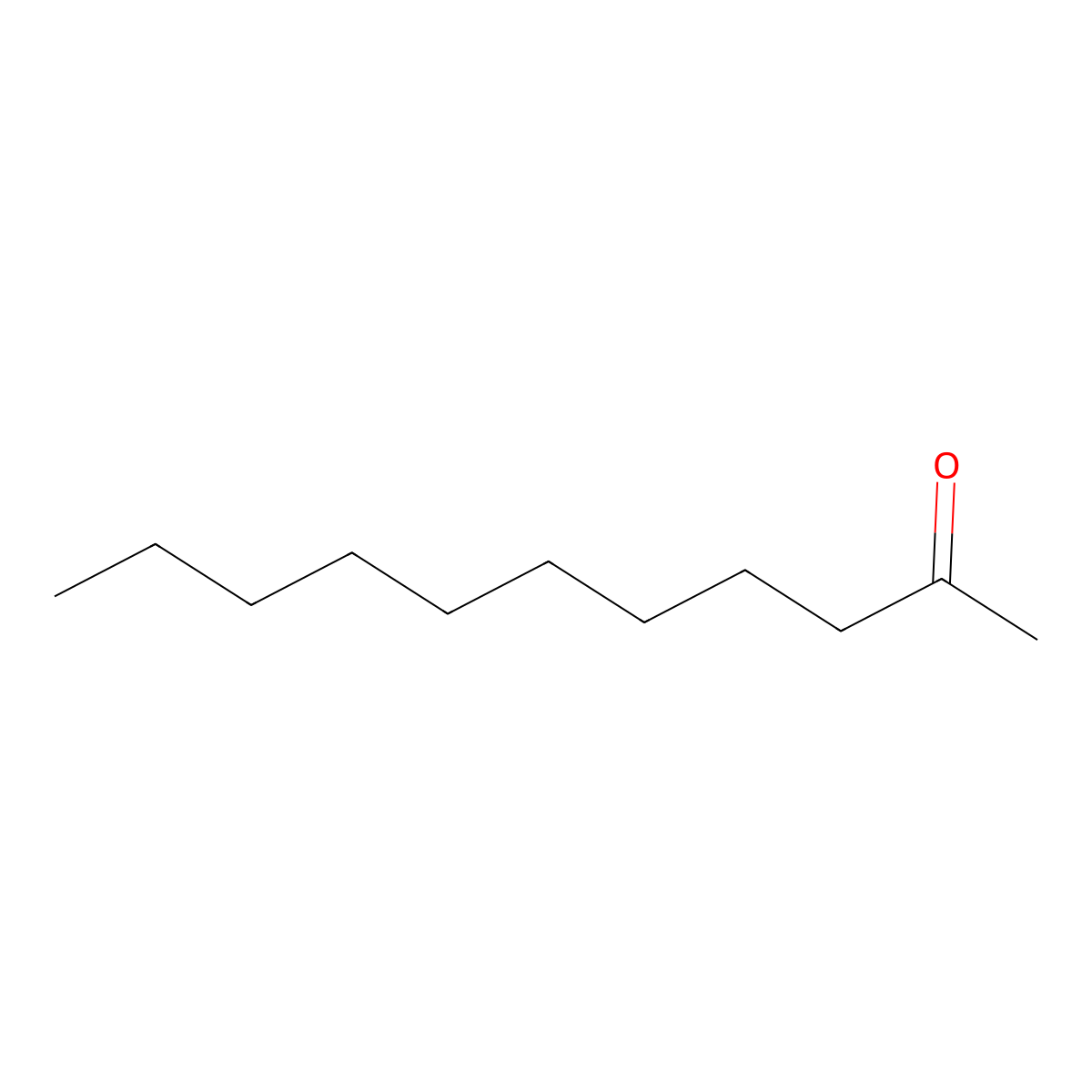 2-Undecanone molecular structure, CAS 112-12-9