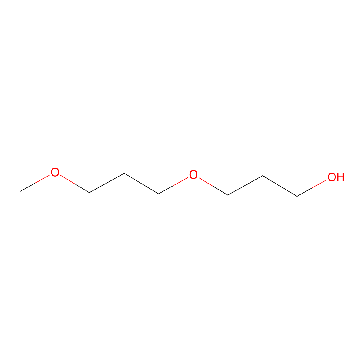3-(3-Methoxypropoxy)-1-propanol molecular structure, CAS 112-28-7