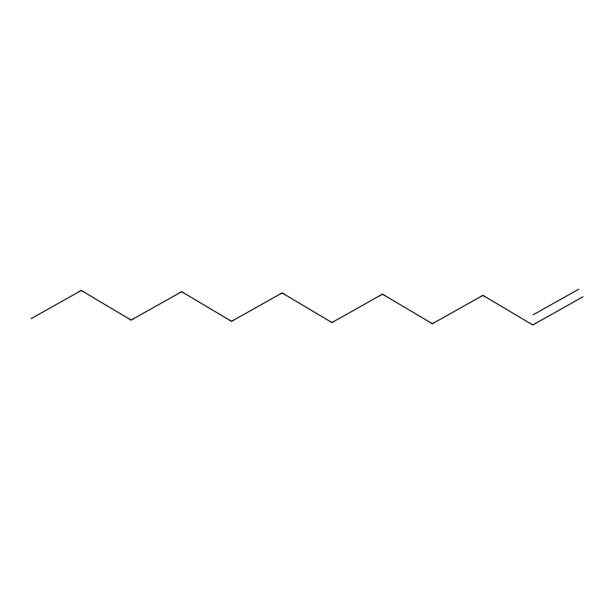 1-Dodecene molecular structure, CAS 112-41-4